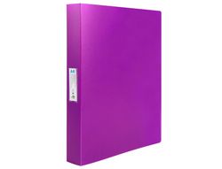Carpeta liderpapel 4 anillas 25 mm mixtas polipropileno din a4 lavanda opaco