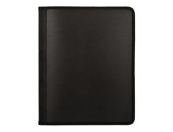 Carpeta liderpapel 4 anillas 25 mm polipropileno cierre cremallera 4 bolsillos interiores con ribete color