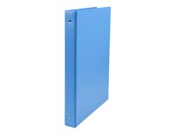 Carpeta Liderpapel 4 Anillas 25 mm Redondas Plastico Folio Color Celeste