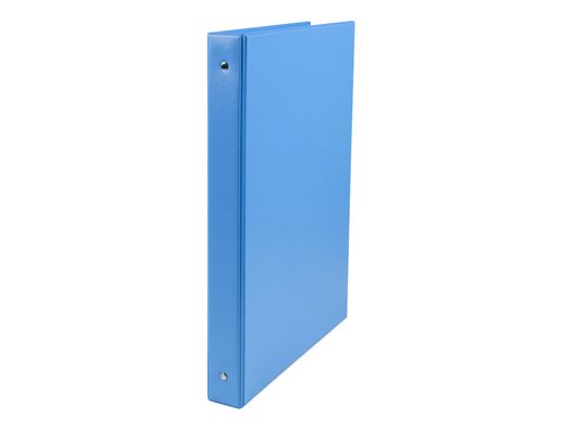 Carpeta Liderpapel 4 Anillas 25 mm Redondas Plastico Folio Color Celeste