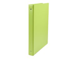 Carpeta Liderpapel 4 Anillas 25 mm Redondas Plastico Folio Color Verde Pistacho