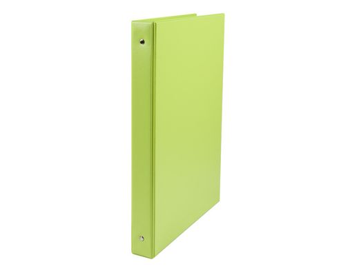 Carpeta Liderpapel 4 Anillas 25 mm Redondas Plastico Folio Color Verde Pistacho