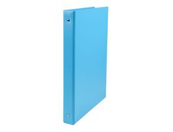 Carpeta Liderpapel 4 Anillas 40 mm Redondas Plastico Folio Color Celeste