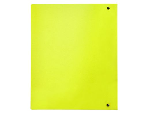 Carpeta liderpapel 4 anillas mixtas 40 mm polipropileno din a4 amarillo fluor opaco