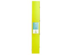Carpeta liderpapel 4 anillas mixtas 40 mm polipropileno din a4 amarillo fluor opaco