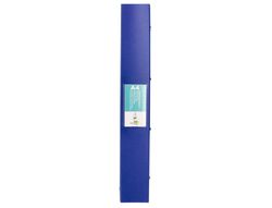 Carpeta liderpapel 4 anillas mixtas 40 mm polipropileno din a4 azul translucido