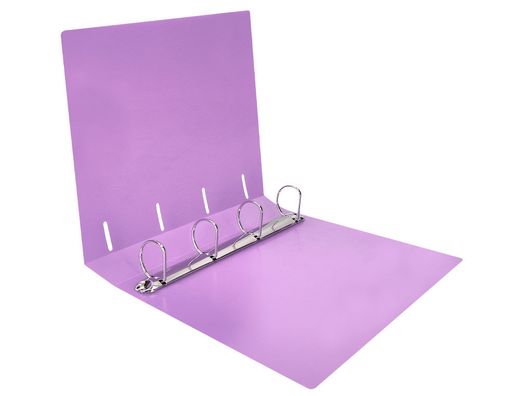 Carpeta liderpapel 4 anillas mixtas 40 mm polipropileno din a4 lavanda opaco