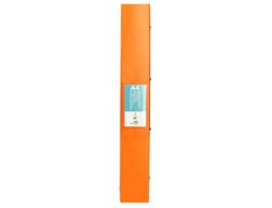 Carpeta liderpapel 4 anillas mixtas 40 mm polipropileno din a4 naranja fluor opaco