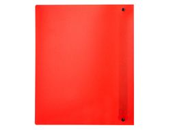 Carpeta liderpapel 4 anillas mixtas 40 mm polipropileno din a4 rojo translucido