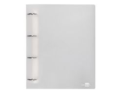 Carpeta liderpapel 4 anillas mixtas 40 mm polipropileno din a4 transparente