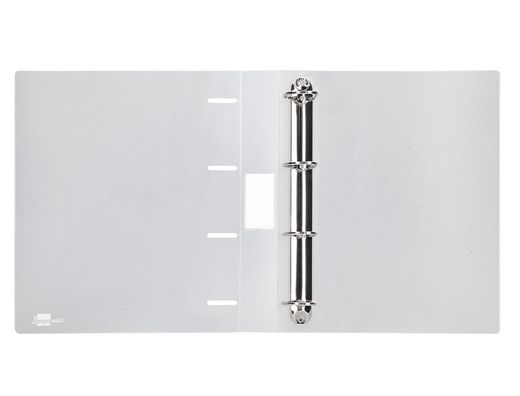 Carpeta liderpapel 4 anillas mixtas 40 mm polipropileno din a4 transparente