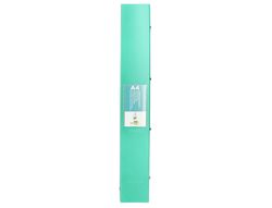 Carpeta liderpapel 4 anillas mixtas 40 mm polipropileno din a4 verde manzana opaco
