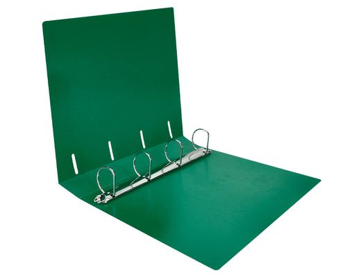 Carpeta liderpapel 4 anillas mixtas 40 mm polipropileno din a4 verde translucido