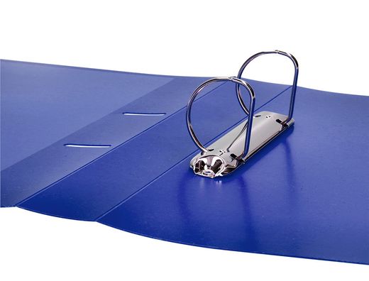Carpeta liderpapel canguro 2 anillas 40 mm mixtas polipropileno din a4 azul translicudo