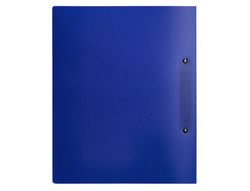 Carpeta liderpapel canguro 2 anillas 40 mm mixtas polipropileno din a4 azul translicudo
