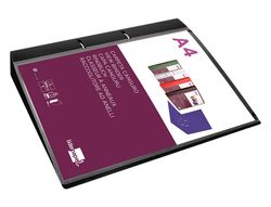 Carpeta liderpapel canguro 2 anillas 40 mm mixtas polipropileno din a4 negro opaco