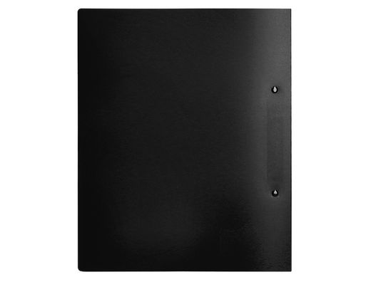Carpeta liderpapel canguro 2 anillas 40 mm mixtas polipropileno din a4 negro opaco