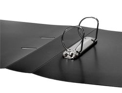 Carpeta liderpapel canguro 2 anillas 40 mm mixtas polipropileno din a4 negro opaco