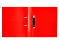 Carpeta liderpapel canguro 2 anillas 40 mm mixtas polipropileno din a4 rojo translicudo