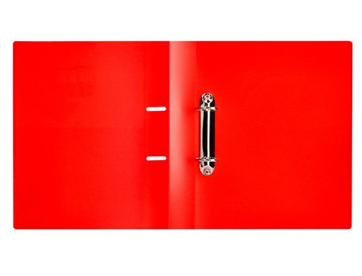 Carpeta liderpapel canguro 2 anillas 40 mm mixtas polipropileno din a4 rojo translicudo