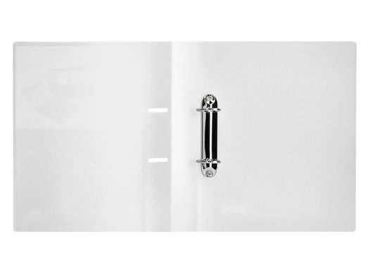 Carpeta liderpapel canguro 2 anillas 40 mm mixtas polipropileno din a4 transparente