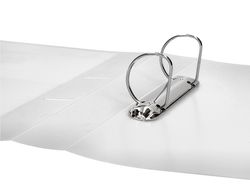 Carpeta liderpapel canguro 2 anillas 40 mm mixtas polipropileno din a4 transparente