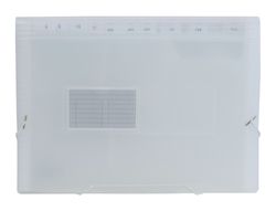 Carpeta Liderpapel Clasificador Fuelle 32114 Polipropileno Din A4 Incolora 13 Departamentos