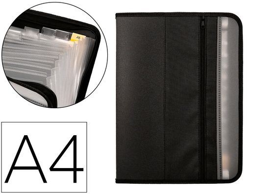 Carpeta liderpapel clasificador fuelle polipropileno a4 13 departamentos cierre