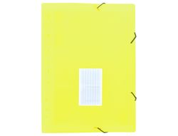 Carpeta liderpapel clasificador fuelle polipropileno din a4 amarillo fluor opaco 13 departamentos