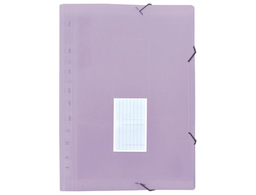 Carpeta liderpapel clasificador fuelle polipropileno din a4 lavanda opaco 13 departamentos