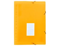 Carpeta liderpapel clasificador fuelle polipropileno din a4 naranja fluor opaco 13 departamentos