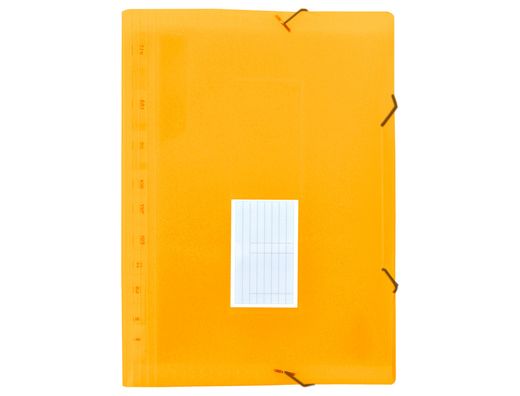 Carpeta liderpapel clasificador fuelle polipropileno din a4 naranja fluor opaco 13 departamentos