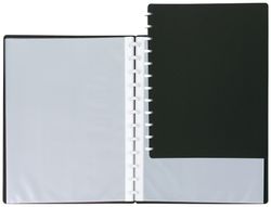 Carpeta Liderpapel Din A4 con 20 Fundas Intercambiables Color Negro