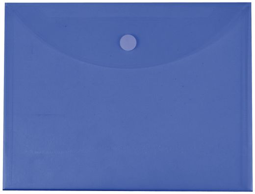 Carpeta liderpapel dossier a4 cierre de velcro azul