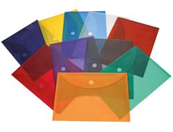 Carpeta Liderpapel Dossier A4 Cierre de Velcro Colores Surtidos Pack 10+2 Gratis