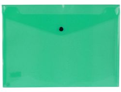 Carpeta Liderpapel Dossier Broche 34043 Polipropileno Din A4 Verde Transparente 50 Hojas