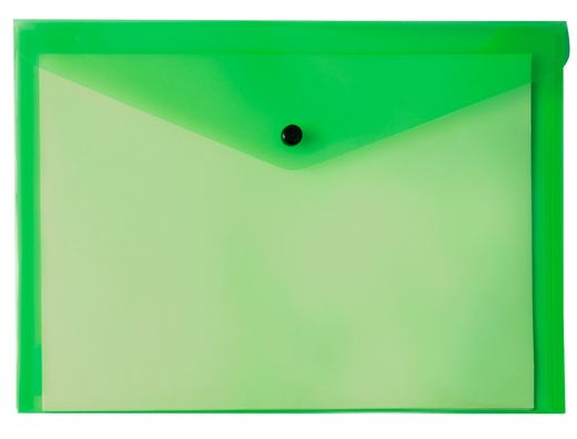 Carpeta Liderpapel Dossier Broche 34353 Polipropileno Din A5 Verde Transparente