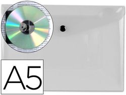 Carpeta Liderpapel Dossier Broche 34354 Polipropileno Din A5 Transparente