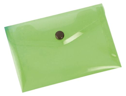 Carpeta Liderpapel Dossier Broche 44223 Polipropileno Din A7 Verde Serie Frosty