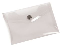 Carpeta Liderpapel Dossier Broche 44224 Polipropileno Din A7 Incolora Serie Frosty