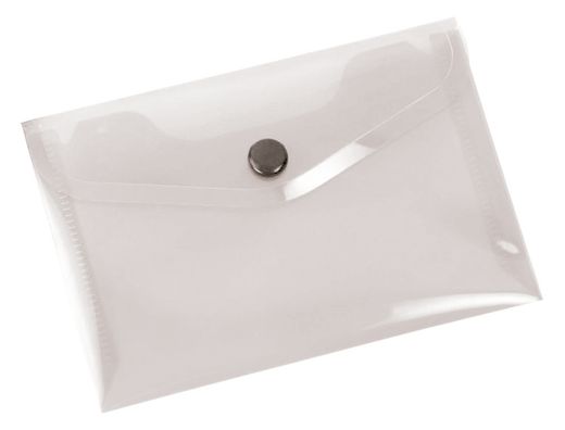 Carpeta Liderpapel Dossier Broche 44224 Polipropileno Din A7 Incolora Serie Frosty