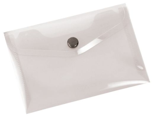 Carpeta Liderpapel Dossier Broche 44234 Polipropileno Din A6 Incolora Serie Frosty