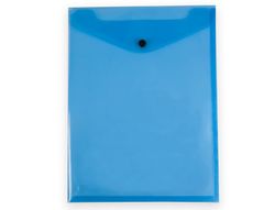 Carpeta liderpapel dossier broche polipropileno din a4 formato vertical con fuelle azul translucido
