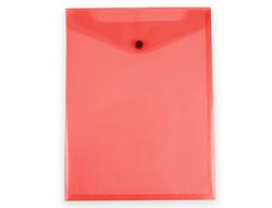Carpeta liderpapel dossier broche polipropileno din a4 formato vertical con fuelle rojo translucido