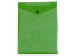 Carpeta liderpapel dossier broche polipropileno din a4 formato vertical con fuelle verde translucido
