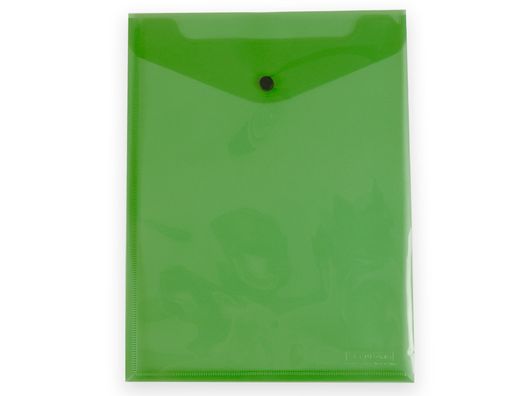 Carpeta liderpapel dossier broche polipropileno din a4 formato vertical con fuelle verde translucido