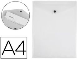Carpeta Liderpapel Dossier Broche Polipropileno Din A4 Formato Vertical Transparente 50 Hojas