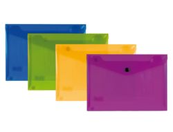 Carpeta liderpapel dossier broche polipropileno DIN A5 pack de 4 colores surtidos