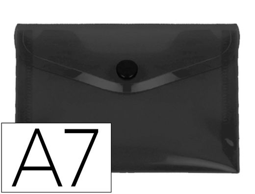 Carpeta liderpapel dossier broche polipropileno din a7 negro opaco
