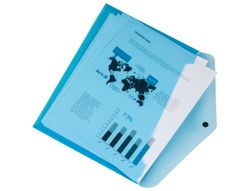 Carpeta Liderpapel Dossier Broche Transparente Din A4 Colores Surtidos Paquete de 5 Retractilado